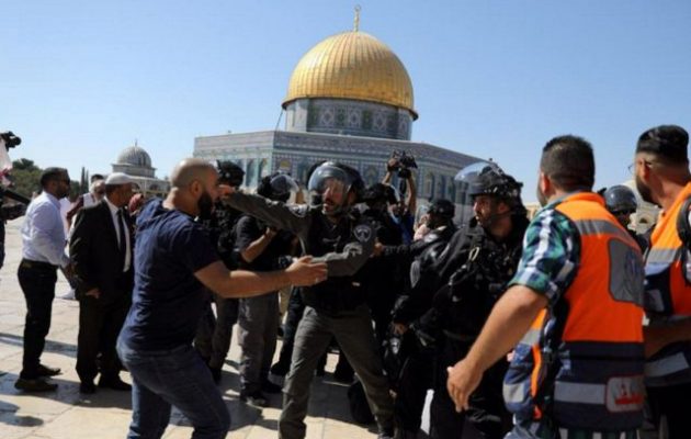Συγκρούσεις στο Όρος του Ναού στην Ιερουσαλήμ μεταξύ ισραηλινής Αστυνομίας και μουσουλμάνων