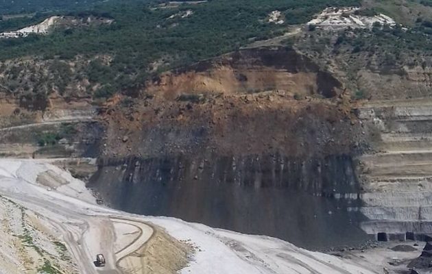 Κατολίσθηση σε ορυχείο λιγνίτη στο Προσήλιο Κοζάνης