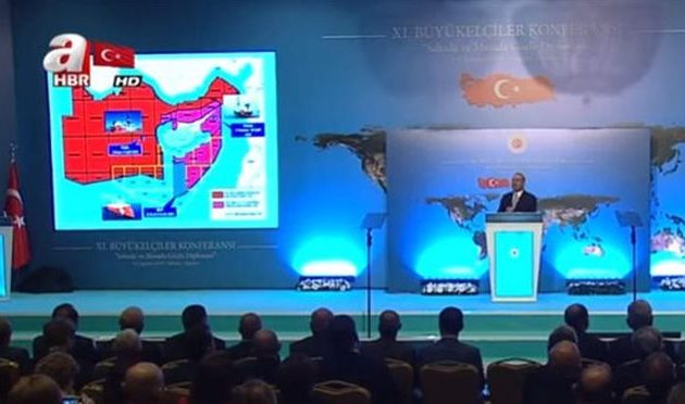 «Κατάπιε» το Καστελόριζο ο Τσαβούσογλου – «Αρπάζει» τη θάλασσα μεταξύ Ρόδου, Κρήτης και Κύπρου