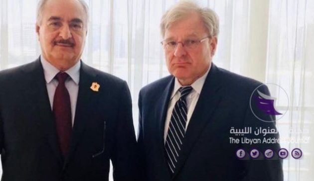 Ο στρατάρχης Χαφτάρ της Λιβύης συναντήθηκε στο Άμπου Ντάμπι με τον Αμερικανό Πρεσβευτή