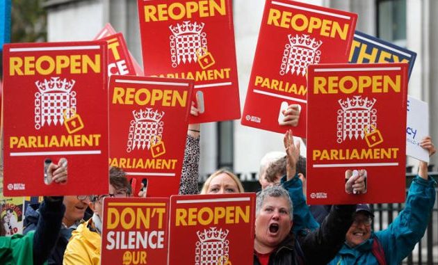 «Παράνομο» το κλείσιμο της Βουλής λέει το Ανώτατο Δικαστήριο της Βρετανίας