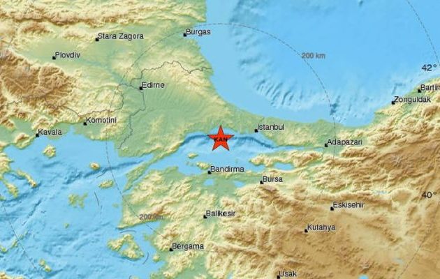 Σεισμός κοντά στην Κωνσταντινούπολη