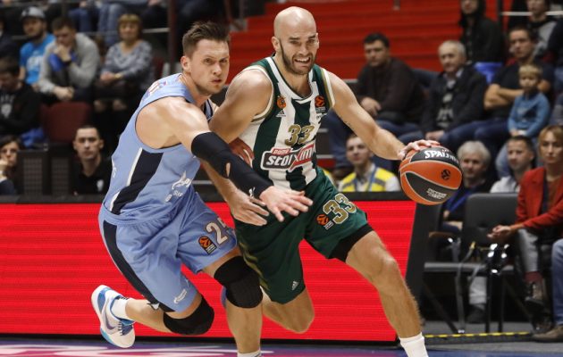 Euroleague: Ο Παναθηναϊκός νίκησε 89-79 τη Ζενίτ στην Αγία Πετρούπολη
