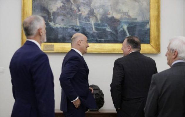 Υστερία στην Τουρκία: «Ο Πομπέο χαμογελά με το «Αβέρωφ» να βυθίζει τον τουρκικό στόλο»