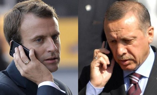 Ο Ερντογάν τηλεφώνησε στον Μακρόν να του «εξηγήσει» τι κάνει στη Συρία
