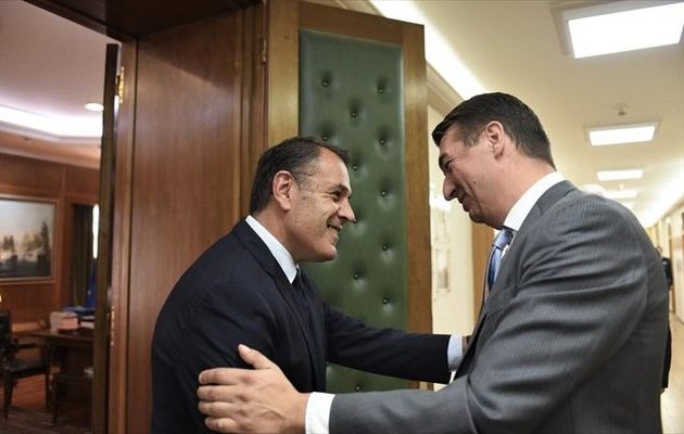 Ο Νίκος Παναγιωτόπουλος δέχτηκε τον πρεσβευτή της Σερβίας
