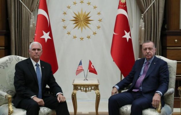Το παρασκήνιο των συνομιλιών Πενς-Ερντογάν σύμφωνα με Αμερικανό αξιωματούχο
