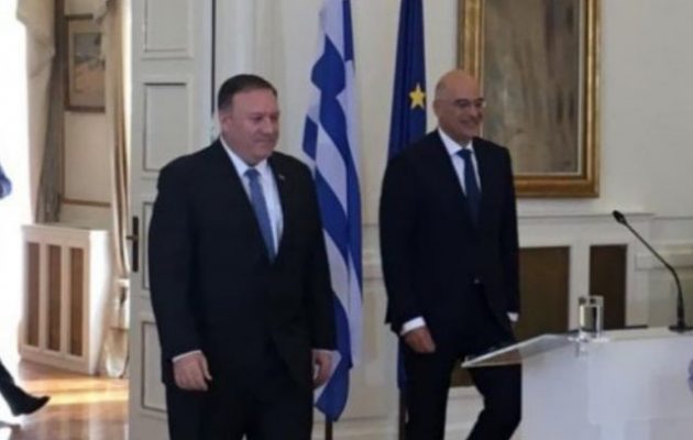 Μάικ Πομπέο: «Δεν μπορεί να επιτραπεί στην Τουρκία να κάνει παράνομες γεωτρήσεις»
