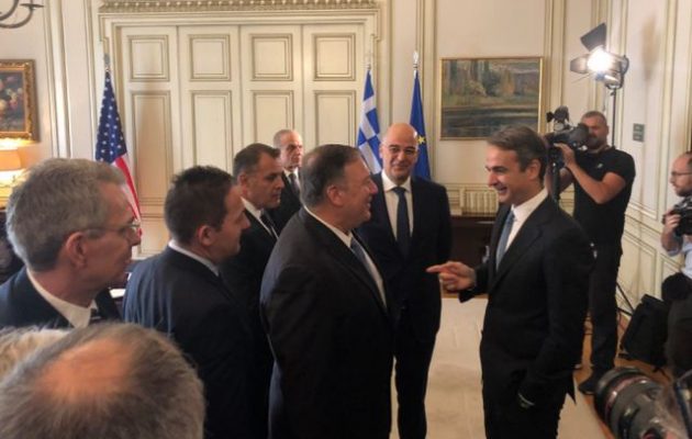 Στο Μέγαρο Μαξίμου ο Αμερικανός ΥΠΕΞ Μάικ Πομπέο