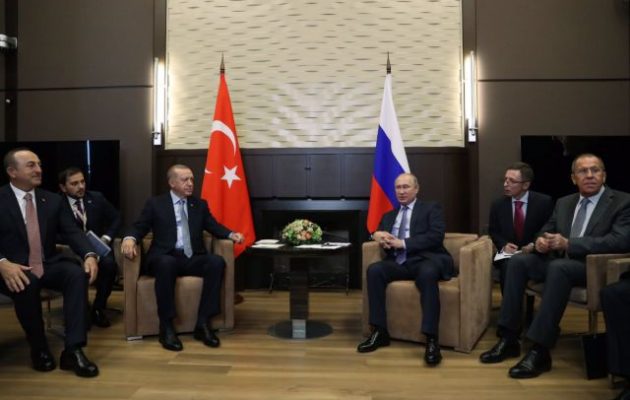 Με τον Πούτιν ο Ερντογάν στο Σότσι – Θέμα η Συρία