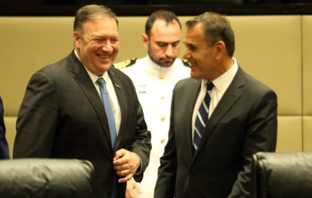 Παναγιωτόπουλος-Πομπέο: Ισχυρότατη συμμαχία Ελλάδας-ΗΠΑ (βίντεο)