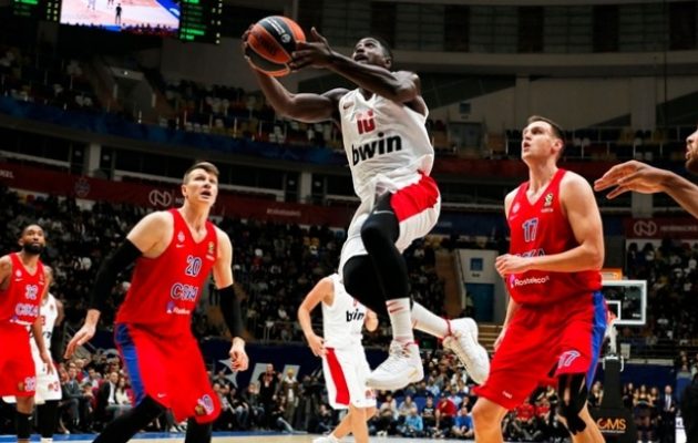 Euroleague: Θριαμβευτής στη Μόσχα ο Ολυμπιακός 84-79 την ΤΣΣΚΑ
