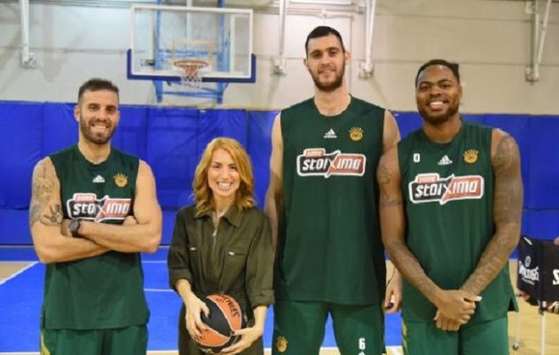 ΟΠΑΠ: Η Μαρία Ηλιάκη προκαλεί Νίκο Παππά, Ντεσόν Τόμας και Γιώργο Παπαγιάννη να βάλουν καλάθια για καλό σκοπό (βίντεο)