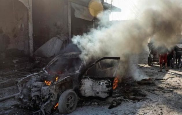 Ισχυρή βομβιστική επίθεση στην τουρκοκρατούμενη Τελ Αμπιάντ στη Β/Α Συρία