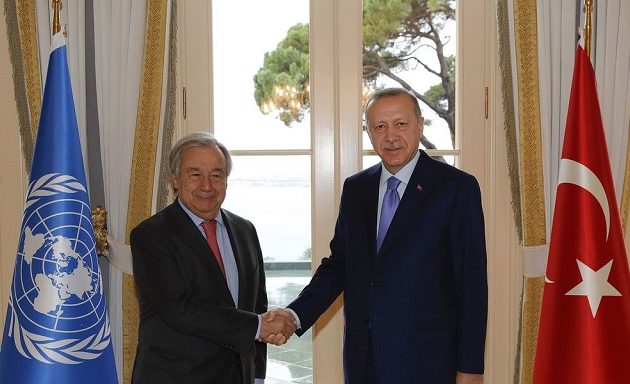 Ο Ερντογάν συνάντησε τον Γκουτέρες – Δεν μίλησαν για το Κυπριακό