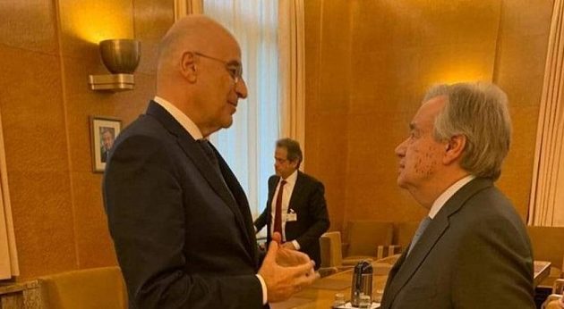 Δένδιας σε Γκουτέρες: Ανύπαρκτο το μνημόνιο Άγκυρας -Τρίπολης