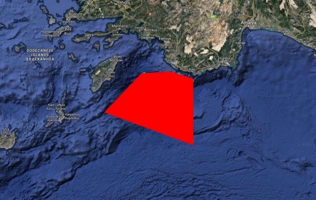 Οι Τούρκοι δεσμεύουν το Καστελόριζο για στρατιωτική άσκηση