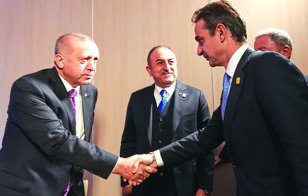 Ο Ερντογάν δεν κάνει πίσω – Απαίτησε από τον Μητσοτάκη «δίκαιη κατανομή»