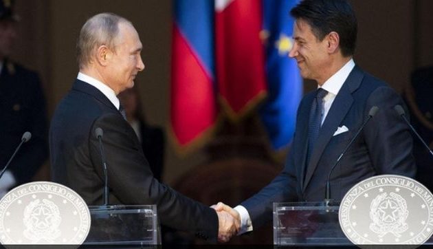 Πούτιν και Κόντε συμφώνησαν για ειρηνική λύση στη Λιβύη