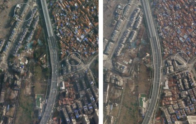 Κοροναϊός: Δεν κυκλοφορεί ψυχή στους δρόμους της Βουχάν (δορυφορικές φωτο)