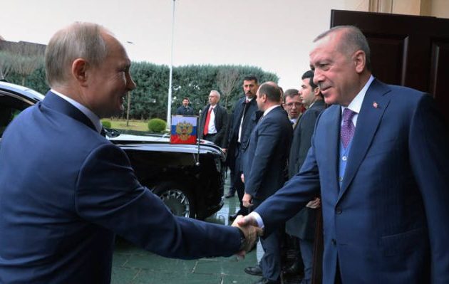 Δύο ώρες κράτησε η συνάντηση Πούτιν-Ερντογάν με ατζέντα Συρία, Λιβύη και Ιράν