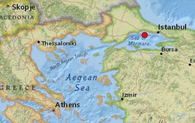 Σεισμός ταρακούνησε την Κωνσταντινούπολη το απόγευμα του Σαββάτου