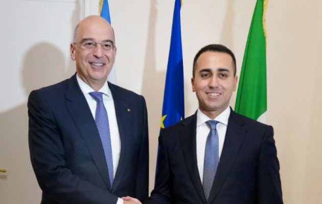 Η Ιταλία πρόθυμη να οριοθετήσει ΑΟΖ με την Ελλάδα – Στηρίζει τον EastMed – Τι είπε ο Δένδιας