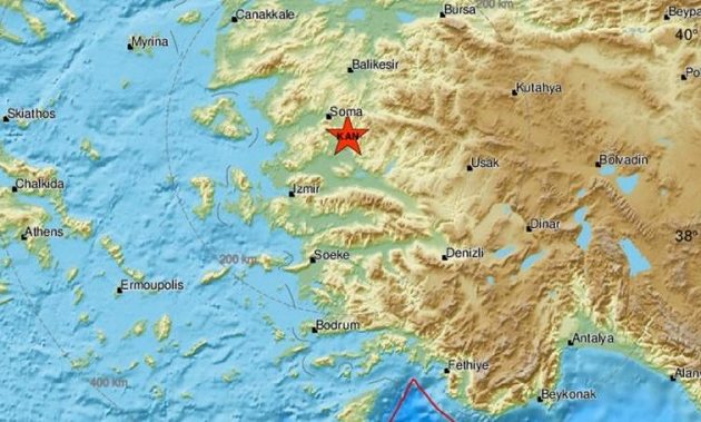 Σεισμός 4,5 Ρίχτερ στην Τουρκία