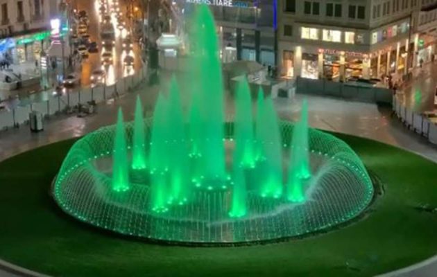 Ο Κώστας Μπακογιάννης αποκαλύπτει την αναμορφωμένη πλατεία Ομονοίας (φωτο+βίντεο)