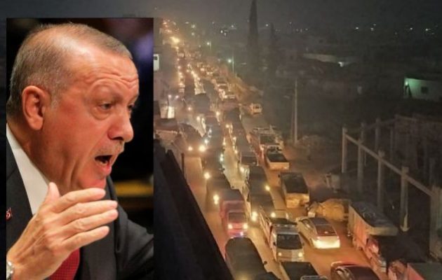 Ο Ερντογάν απειλεί να στείλει 1 εκ. ισλαμιστές από την Ιντλίμπ στην Ελλάδα και με εξολόθρευση τον Άσαντ