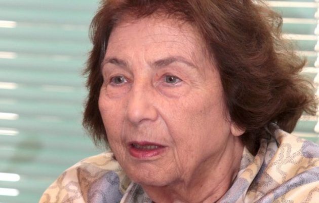 Πέθανε σε ηλικία 97 ετών η συγγραφέας Άλκη Ζέη