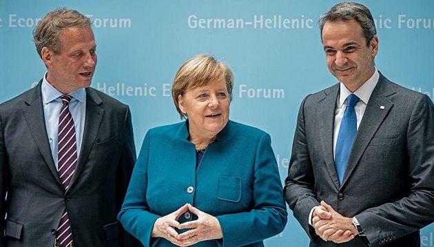 ΣΥΡΙΖΑ: Ο Μητσοτάκης φεύγει από τη Μέρκελ μόνο με ευχολόγια