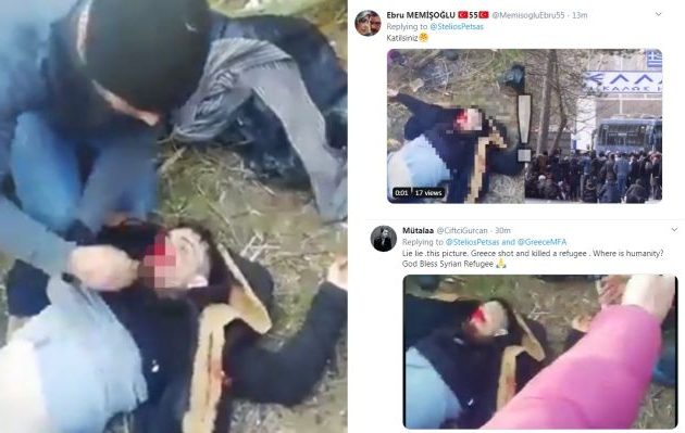 Οι Τούρκοι διαδίδουν ψευδή είδηση ότι Έλληνες στρατιώτες σκότωσαν Σύρο στα σύνορα (βίντεο)