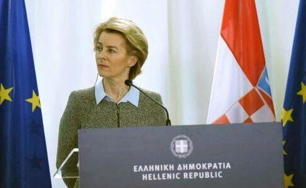 Ούρσουλα: Είμαστε αποφασισμένοι να παρέχουμε υποστήριξη στις ελληνικές Αρχές