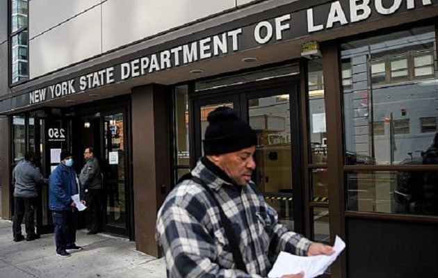 Εφιάλτης στις ΗΠΑ: Χάθηκαν 10 εκατομμύρια θέσεις εργασίας σε δύο εβδομάδες λόγω κοροναϊού