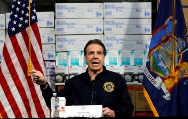 Κυβερνήτης Νέας Υόρκης: Αναμένουμε 16.000 νεκρούς από τον κοροναϊό