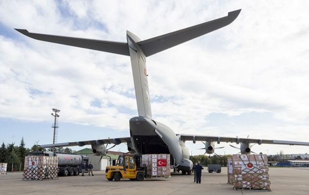 Η Τουρκία στέλνει μάσκες στα παλαιστινιακά εδάφη