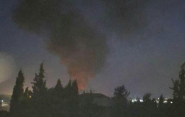 Πυραυλική επίθεση σε στρατιωτικούς στόχους στη Δαμασκό – Η Συρία κατηγορεί το Ισραήλ