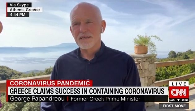 Στο CNN ο Παπανδρέου: «Αν πέσει μία χώρα, θα πέσουν όλες» (βίντεο)