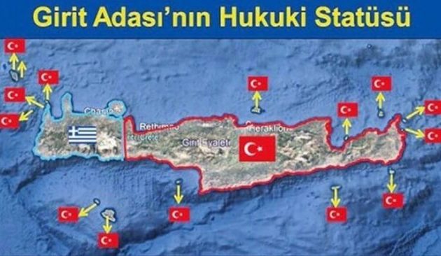 Τουρκικές ΜΚΟ διεκδικούν «επιστροφή» Κρήτης και 12 νησιών στην Τουρκία