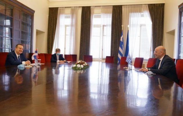 Νίκος Δένδιας σε Ίβιτσα Ντάτσιτς: Σταθερή η στήριξη της Ελλάδας στην ευρωπαϊκή προοπτική της Σερβίας