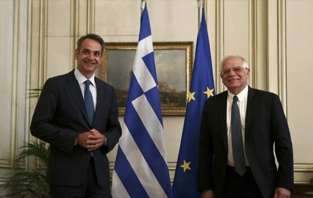 Μητσοτάκης- Μπορέλ: Τα ελληνικά σύνορα φυλλάσσονται με αποφασιστικότητα