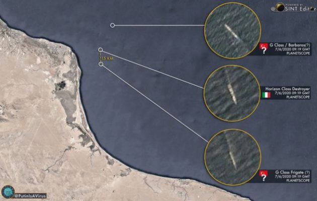 Ο Λιβυκός Εθνικός Στρατός (LNA) προειδοποιεί ότι θα πλήξει πολεμικά πλοία της Τουρκίας και της Ιταλίας