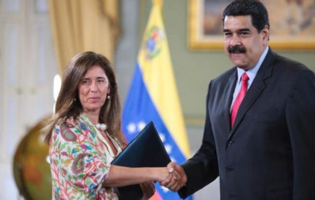 Η Βενεζουέλα ακύρωσε την απέλαση της πρέσβειρας της ΕΕ στο Καράκας