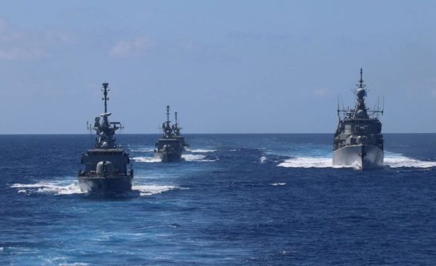 Ο ελληνικός στόλος αναπτύσσεται – Τα τουρκικά πολεμικά τον βρίσκουν μπροστά τους