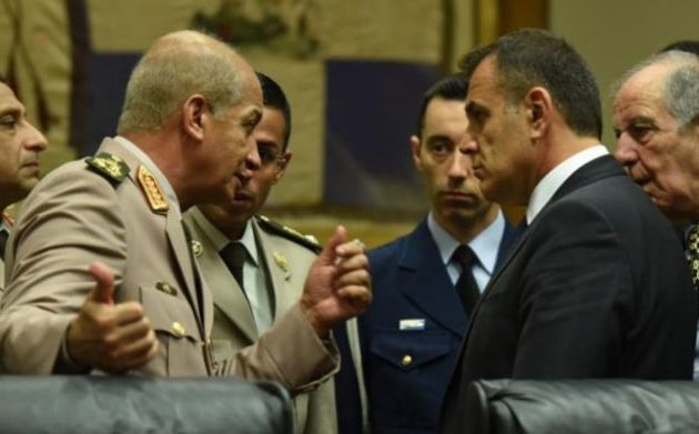 Τηλεφωνική Επικοινωνία Παναγιωτόπουλου με τον ΥΠΑΜ Αιγύπτου στρατηγό Μοχάμεντ Ζάκι