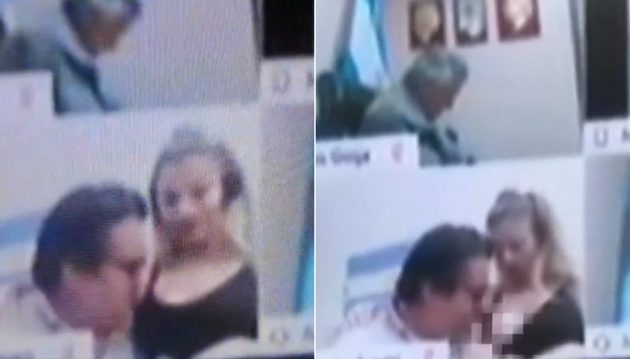 Αργεντινός βουλευτής φίλησε το στήθος της γυναίκας του εν ώρα τηλεδιάσκεψης (βίντεο)