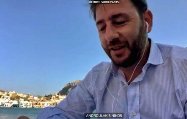 Ο Ανδρουλάκης από το Καστελλόριζο πρότεινε στην Ευρωβουλή διακοπή χρηματοδότησης στην Τουρκία
