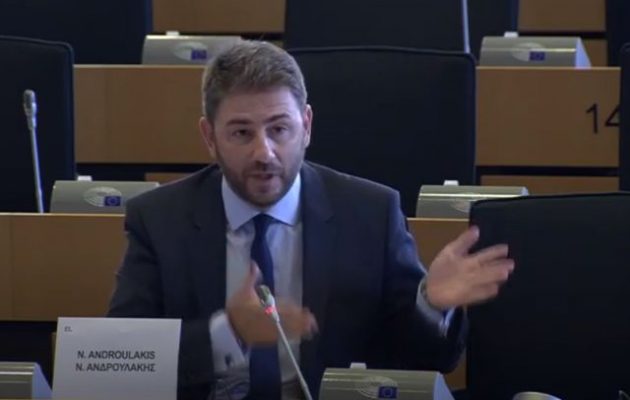 Νίκος Ανδρουλάκης: «Να επιβληθεί εμπάργκο όπλων στην Τουρκία» (βίντεο)