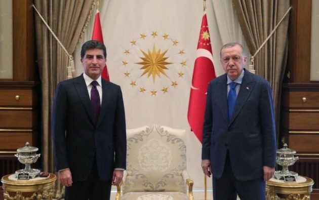 Ο πρόεδρος του ιρακινού Κουρδιστάν συναντήθηκε με τον Ερντογάν